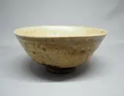 Etchu Seto ware ash glaze tea bowl Yoshino Kagaku