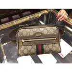 二手 GUCCI 517076 OPHIDIA GG SUPREME SMALL 腰包