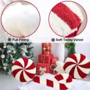 Plush Living Room Sofa Cushions Red Decoration Pillow Christmas