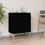 Sideboard Black 60x35x70 cm Engineered Wood Dining Storage