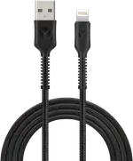 Bonelk Long-Life USB-A to Lightning Cable 1.2m Black