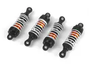 Maverick Atom Aluminum Oil-Filled Shock Absorber Set (Orange/4pcs)