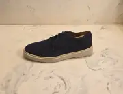 New! Allen Edmonds 'Henderson' Derby Shoes Navy Blue Suede Mens 8 D MSRP $475