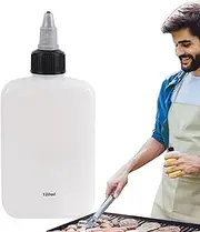 Seasoning Squeeze Bottles, Seasoning Bottles - Portable Camping Seasoning Container | 120ml Reusable Sauce Squeeze Bottle Cooking Oven