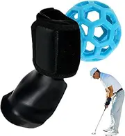 Golf Swing Corrector Aid - Left Handed Golf Swing Corrector Tool - Compact Ball Sports Practice Equipment for Cyclists Golfers Girls Boys Teens Athletes Youth Women