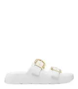 PEARL BUCKLE SLIDE in WHITE for Women