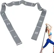 Resistance Band | Workout Band with 10 Loops,Elastic Strength Bands for Home Gym, Stretching, Flexibility, Pilates, Yoga, Gymnastics, Workout