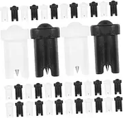 OHPHCALL Eyelash Bottle Pins 60 Pcs Anti-blocking Nozzle Needles for Lash Extension Kit