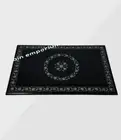 4'x2.5' black Marble Dining coffee Table Top Inlay mother of pearl kitchen decor