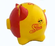 Gold Coast Suns AFL Piggy Bank Pig Money Box