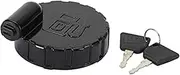 Clynex Fuel Tank Cap with Keys oil Cover, for JCB Loader Backhoe Models 1CX, 2CX, 2CXL, 3C, 3CX, 3CX Sitemaster, 3CX-4WD Turbo, 3DX, 4C, 4C X, 4DX, and, for MINI, CX # 123/05892, 331/33064, 331/45908