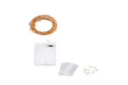 Litogo 50 LED Photo Clip String Lights, 5M Photo Peg Fairy Lights with 30 Clips