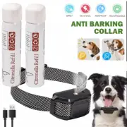 Anti Bark Dog Citronella Spray Humane Collar Training Stop Barking Rechargeable