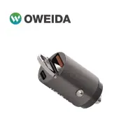 在飛比找蝦皮購物優惠-Oweida 雙孔急速車用充電器 30W PD+QC3.0 