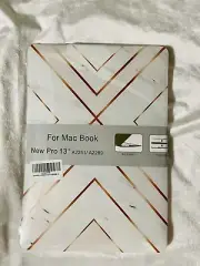 Hard Shell Case Set MacBook New PRO 13" White Geometric Art Case A2251 A2289