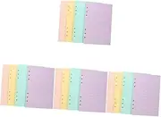 STOBOK 4sets Notebook Inner Paper Refill Binder Paper Notebook Inserts Notepad Refills Lined 160sheets 4
