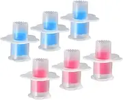 Cabilock 6PCS Pastry Injector Cupcake Plunger Cutter Cake Filler Tool for DIY Decorating Cookies Cake and Cupcakes Compact Material Red Blue
