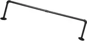CTIRCHIU Wall-Mounted Hanger Rail Sturdy Metal Coat Hangers Clothing Rail for Storage Hanging Drying Rack Wardrobe Rack