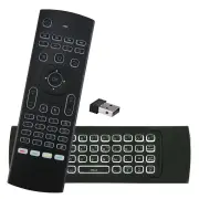 MX3 2.4G Voice Air Mouse with Backlight Wireless Mini Keyboard Remote Control Infrared Learning for Android TV Box PC Ga