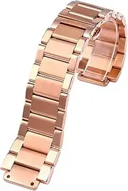 [AEHON] Classic Men's Women's Solid Stainless Steel Watch Strap Bracelet，For Hublot 27-19mm 21-13mm Big Bang，For Yubo 23-17mm Watch Strap Replacement