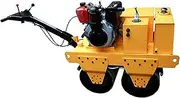 Double drum walk behind road rollers, Mini Hand Vibratory Roller Compactor – Small Asphalt & Soil Compaction Roller for Landscaping and Parking Lot Work