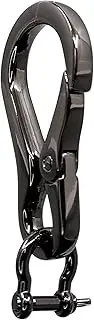 [newtro] Carabiner Keychain Organizer for Keys & Everyday Carry, Wrist Keyring Holder Hook Clip for Men & Women, Sleek Durable Z18