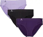 [Balanced Tech] Women's 3 Pack Classic Seamless Hipster Brief Bikini Panties