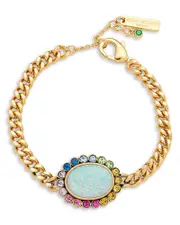 Kurt Geiger London Vintage Opal Gem Link Bracelet