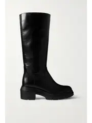[Stuart Weitzman] Stuart Weitzman - Norah Leather Knee Boots - Black - US11 US11 Black