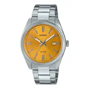Casio Men’s Watch MTP-1302PD-9AVEF Yellow Dial Stainless Steel Quartz 50M 38mm