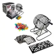 Metal Bingo Game Machine Family Bingo Game with Bingo Cards