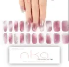 Semi Cured Gel Nail Polish Strip -20 Gel Nail Stickers Wraps -UV LED Lamp Curing