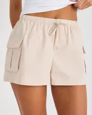 [Ava And Ever] Ava And Ever Women's Nina Shorts in Stone Grey Size 8 8 Stone Grey
