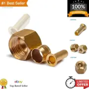 Value Pack 1/4-Inch OD Brass Compression Insert,Sleeve Ferrule,Nut Pack of 125