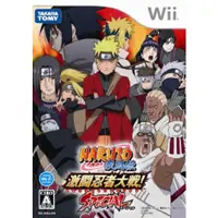 在飛比找蝦皮購物優惠-wii 遊戲片 二手 純日版 任天堂 Wii 火影忍者 疾風