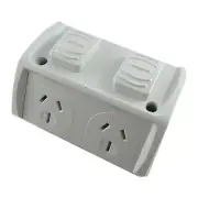 Weatherproof Double GPO Power Point Outlet 15 Amp 15A 240V