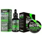 Beard Growth Kit w/ 2X Thickening Biotin Beard Balm/Beard Care & Beard Condit...