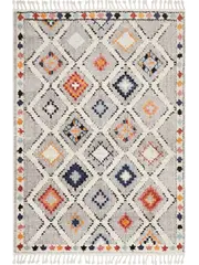 Morocco Grey Bohemian Tribal Rug