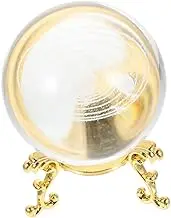 GOOHOCHY 1 Set Solar System Crystal Ball Decorative Artificial Crystal Sphere with Stable Base for Home Office Birthday Romantic Planet Decoration