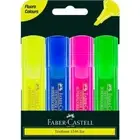 FABER-CASTELL TLI HIGHLIGHTER TEXTLINER ICE ASSORTED 4S 57-4802-04 VCOP COLOURS