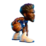 NBA Basketball Joel Embiid Philadelphia 76ers Minis Sport Action Figure Toy 6in