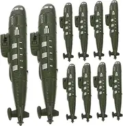 PHENOFICE Submarines Craft Toys 10pcs Submarine Accessories Desktop Simulation Models for Boys