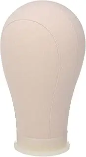 22" Cork Canvas Block Head Mannequin Head Wig Display S ling Head Manikin Canvas Head