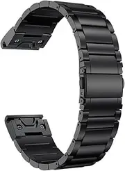 LDFAS Titanium Band Compatible Fenix 8/7/6 Pro/5 Plus Band, 22mm Titanium Metal Quick Release Easy Fit Watch Strap Compatible for Garmin Fenix 7/6 Pro/Epix Gen 2/Forerunner 965 Band