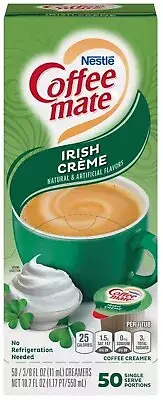 Nestle Coffee-Mate Irish Creme Flavour Coffee Creamer 50 Piece