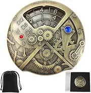 Roulette Dice Spinner from Unique Dice Unusual TTRPG Metal D&D Pocket Coin Dice Cool Gaming Gift - Antique Brass