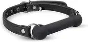 Fetish Collection Silicone Bit Gag, Black