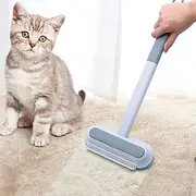 Cat Brush, Lint Remover Brush for Pet Hair, Adjustable Handle, Detachable Lint Brush, Durable & Gentle on Fabrics, Effortless Hair Removal for Sofa, Clothes, Blankets, Cat Trees, Large Brush Head