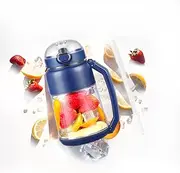 Portable Blender - Personal Size Blender for Shakes and Smoothies with 8 Ultra Sharp Blades, 12 Oz Mini Blender USB Rechargeable for Travel/Picnic/Office/Gym