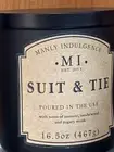 MI Manly Indulgence - SUIT & TIE - Scented Candle 16.5oz Poured in USA